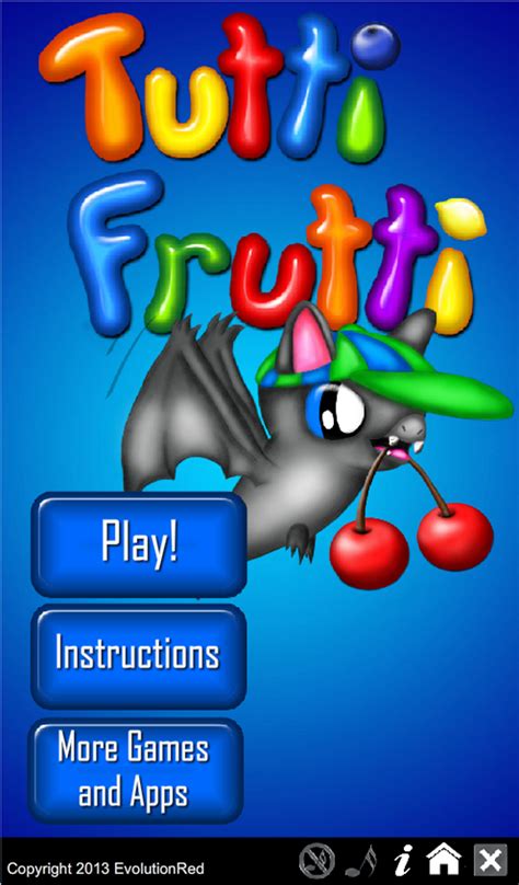Jogue Tutti Frutti online